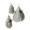 Hanging Cocooned Man and Spider Larva Balls