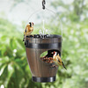 Hanging Dual Bird Feeder and Water Fountain