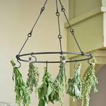 Hanging Herb Drying Rack - Preserve Fresh Herbs, Flowers, Hot Peppers, Garlic, and More