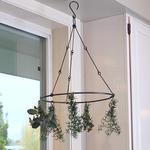 Hanging Herb Drying Rack - Preserve Fresh Herbs, Flowers, Hot Peppers, Garlic, and More