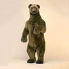 Hansa Life-Sized Standing Grizzly Bear Plush