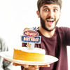 Happy Birthday Retro Flashing Sign Cake Topper