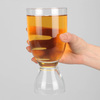 Happy Hour Glass - Dual Shot / Beer Glass