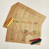 Happy Turkey - Thanksgiving Coloring Paper Placemats