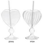Heart-Shaped Cocktail Glasses