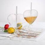 Heart-Shaped Cocktail Glasses