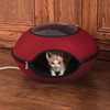 Heated Cat Pod With Lookout Window