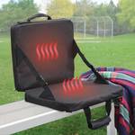 Heated and Massaging Stadium Seat Cushion