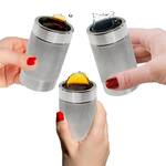 Heavy Weighted Shot Glasses - 1.3 Pounds of Stainless Steel