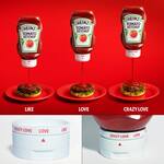 HEINZ Ketchup Bottle Love Lid - Adjustable Flow Squeeze Lid