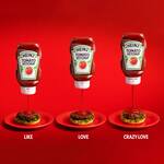 HEINZ Ketchup Bottle Love Lid - Adjustable Flow Squeeze Lid