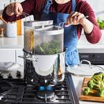 HENCKELS Dual Colander Stainless Steel Pasta Pot
