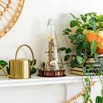 Hermle Leyton - Glass Cone Dome Table Clock with Skeleton Movement