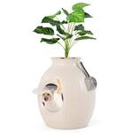 Hidden Litter Box Planter with Ion Deodorization and Ambient Lighting
