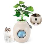 Hidden Litter Box Planter with Ion Deodorization and Ambient Lighting