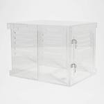 HIDDIN Clear View Acrylic Pet Crate / Zig-Zag Pet Gate / Side Table