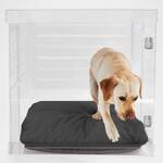 HIDDIN Clear View Acrylic Pet Crate / Zig-Zag Pet Gate / Side Table