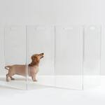 HIDDIN Zig Zag - Clear Acrylic Pet Gate