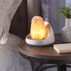 Himalayan Salt Lamp With Aromatherapy Oil Diffuser