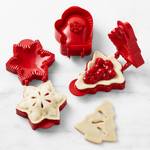 Holiday Hand Pie Molds - Snowflakes, Mittens, and Christmas Trees