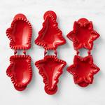 Holiday Hand Pie Molds - Snowflakes, Mittens, and Christmas Trees