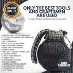 Holtzman's Paracord Grenade Outdoor Survival Kit - 48 Emergency Tools!