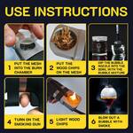 Homia Fuma - Cocktail and Food Wood Smoke Infuser / Smoke Bubble Maker