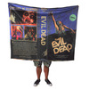 Horror Movie VHS Cover Art Throw Blankets - Halloween, Texas Chainsaw Massacre, Evil Dead