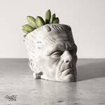 Horror Movie Villain Head Concrete Planters