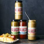 Hot Dog Bomb Sauces - All-in-One Toppings for Chicago, New York, or All-American Style