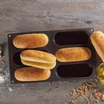 Hot Dog Buns Silicone Baking Pan
