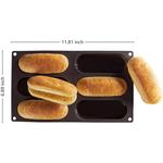 Hot Dog Buns Silicone Baking Pan