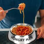 Hungry Man Bowl - Stainless Steel Dog Bowl For Humans