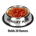 Hungry Man Bowl - Stainless Steel Dog Bowl For Humans