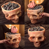 Human Skull Bowl