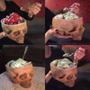 Human Skull Bowl