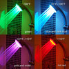 HydroBright LED Illuminated Color Changing Showerhead