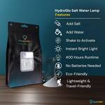 HydroGlo - Water-Powered Emergency LED Light - 400 Hours!