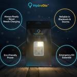 HydroGlo - Water-Powered Emergency LED Light - 400 Hours!