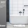 Hyper Dry Stone Bath Mat - Dries in Only 15 Seconds!