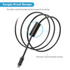 iClever Braided Stainless Steel Lightning Charger Cable