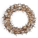 Illuminated Halloween Wreath - 600 Orange LEDs!