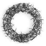Illuminated Halloween Wreath - 600 Orange LEDs!