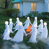 Illuminated Holding Hands Ghosts