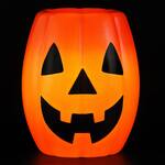 Illuminated Jack-O'-Lantern Blow Mold Halloween Candy Serving Bowl