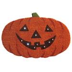 Illuminated Jack-O-Lantern Doormat - Lights Up When Stepped On