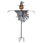 Illuminated Jack O' Lantern Scarecrow Ground Stake