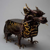 Illuminated Metal Dragon Side Table