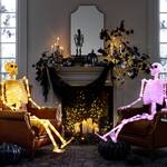 Illuminated Mr. Bones Skeleton - Stands Nearly 6-Foot Tall!