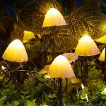 Illuminated Mushroom Solar Path Lights